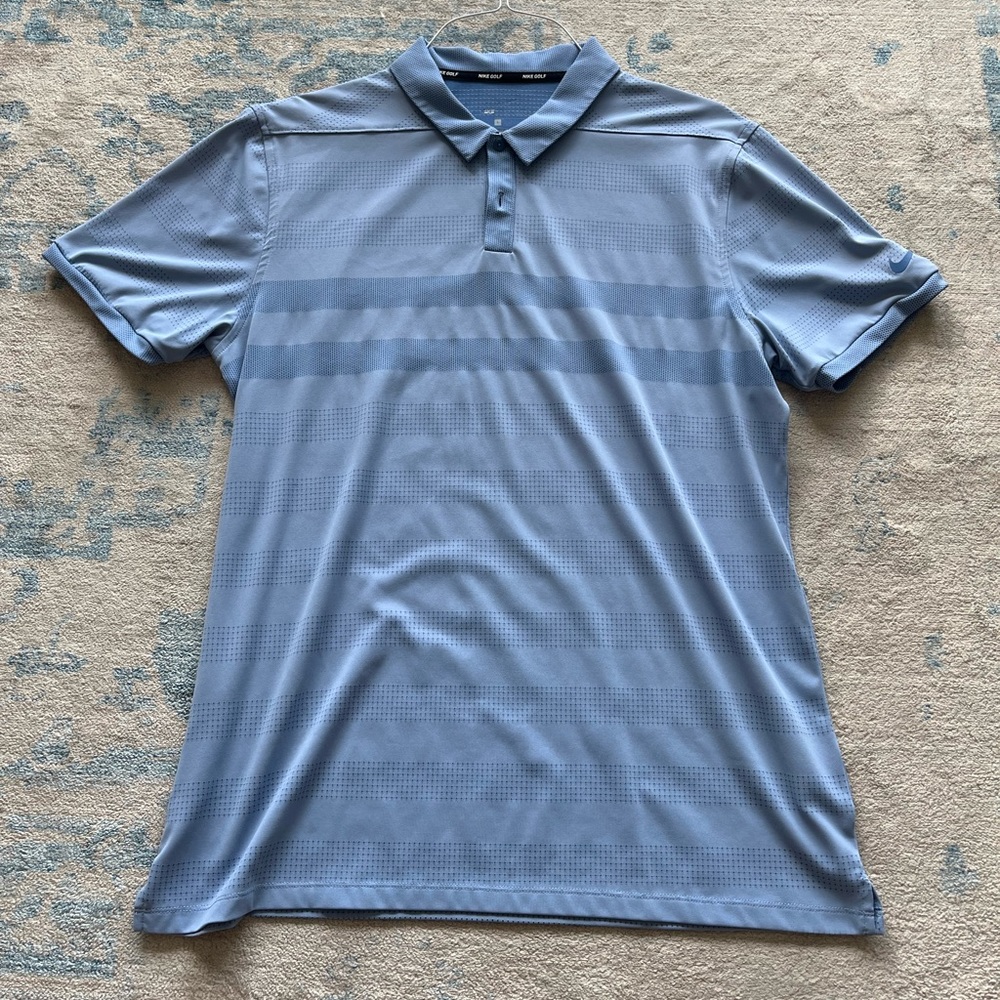 Nike Dri-Fit Golf Polo (Light Blue) - Large